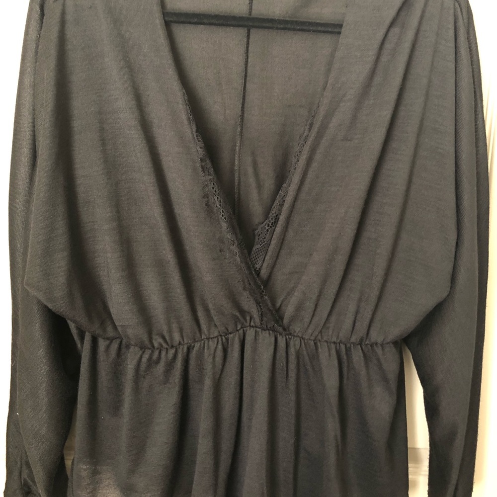 Boohoo Peplum Sweater Top